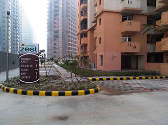 Blossom Zest 2BHK Landscaping in Progress || Logix Group